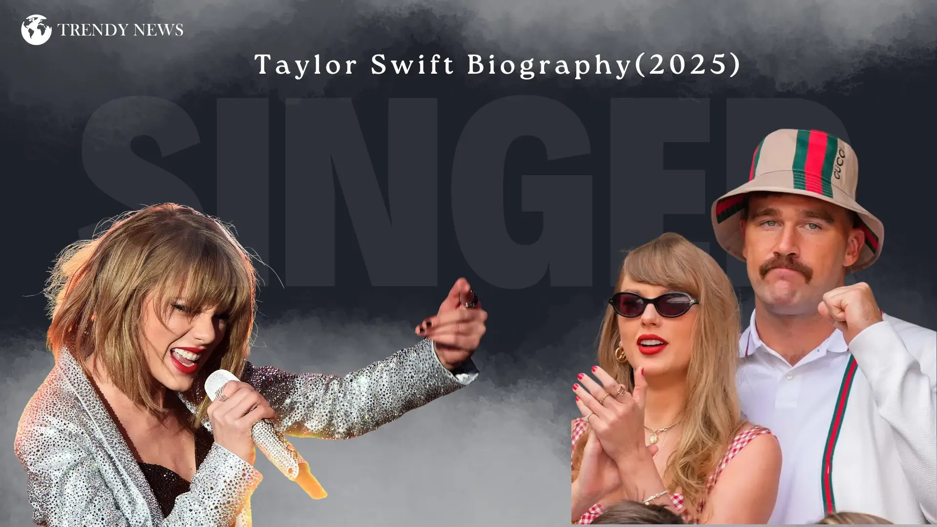 Taylor Swift Biography, Career Highlights & Today's Trending Engagement (2025 Update) 1 Taylor Swift with Travis Kelce during engagement