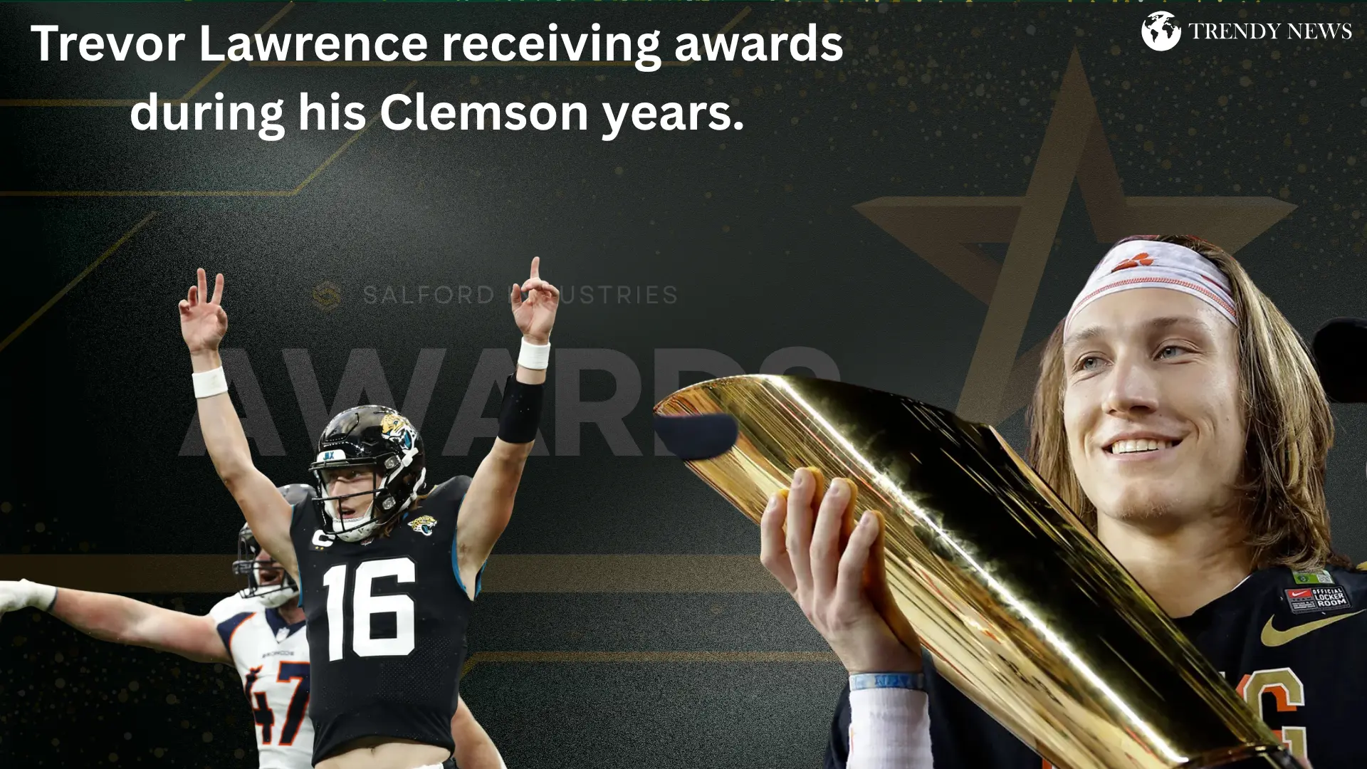 Trevor Lawrence winning college football awards