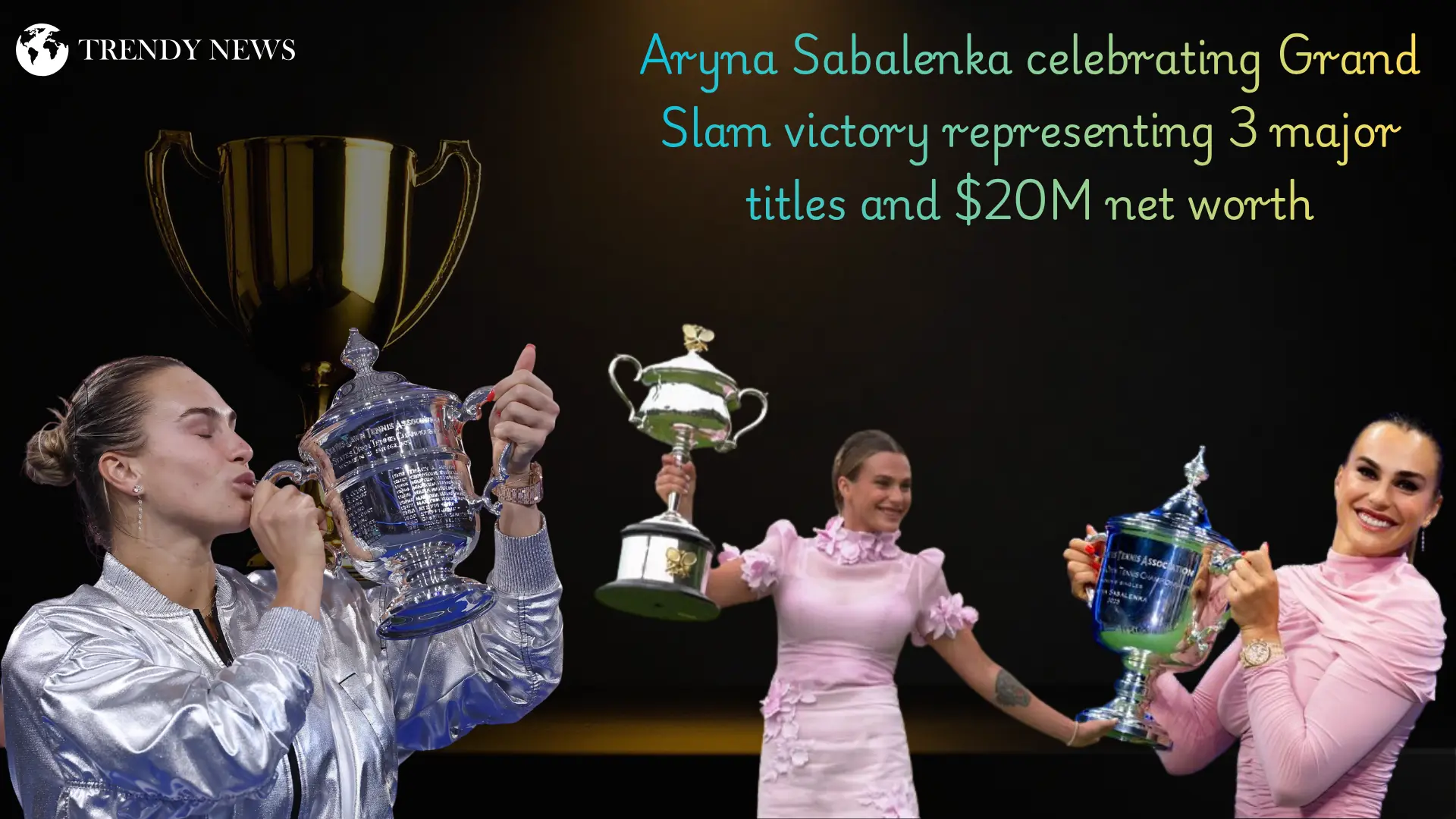 Aryna Sabalenka Grand Slam trophy titles