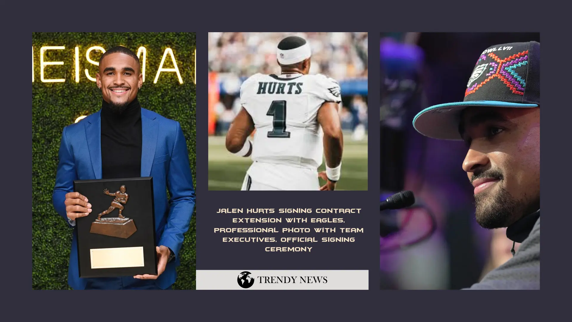 Jalen Hurts net worth $255 million contract Philadelphia Eagles salary