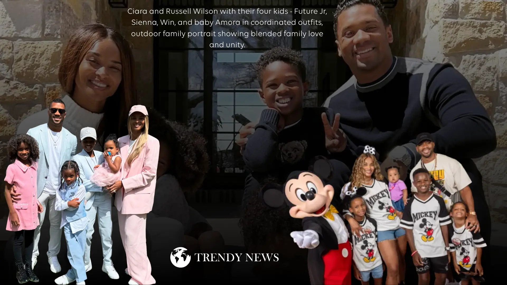 Ciara - Bio, Husband Russell Wilson Marriage, 4 Kids, Age 39, Net Worth $20 Million 2025 1 Ciara husband Russell Wilson with four kids Future Sienna Win Amora family photo 2025.