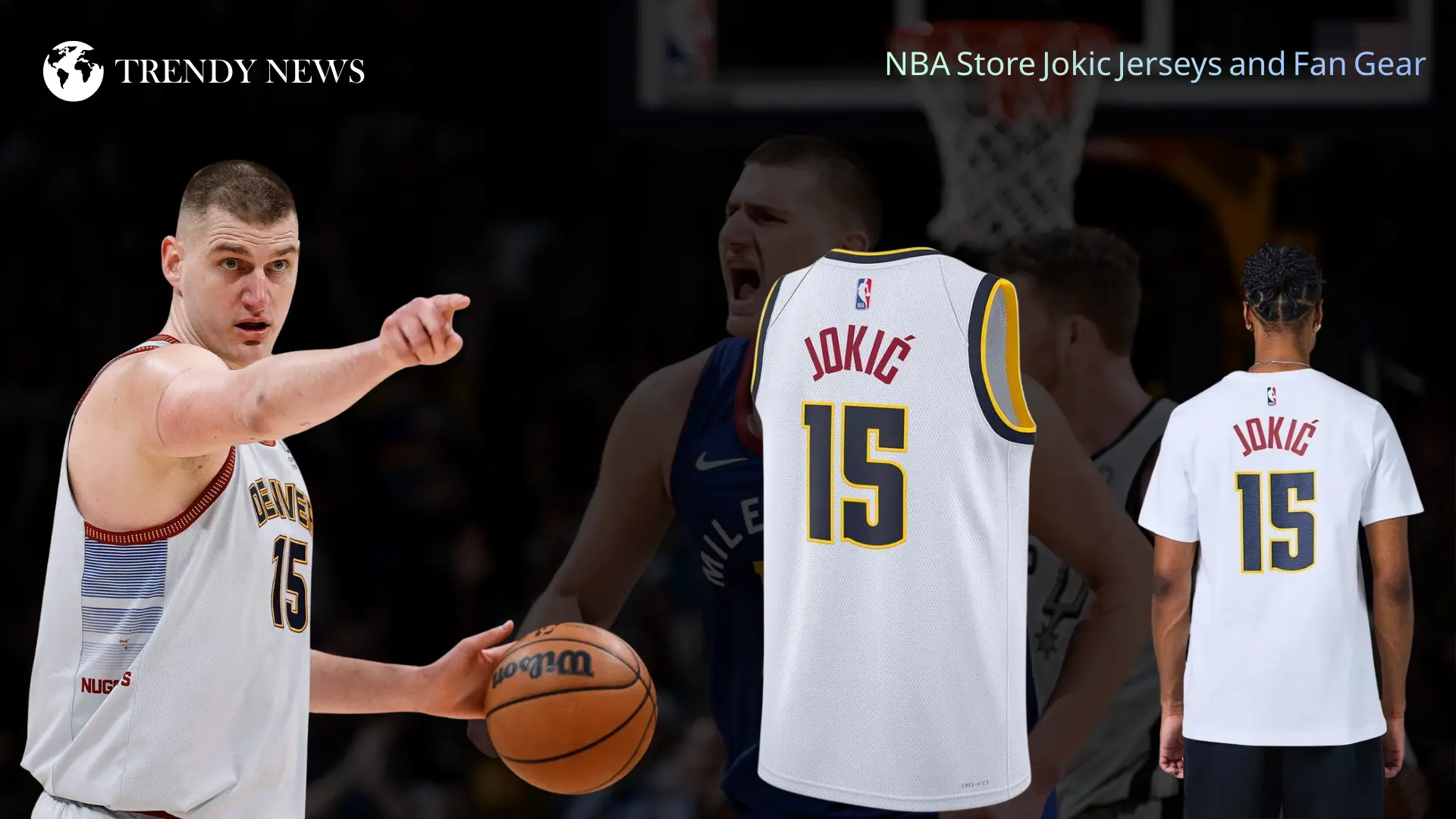 Nikola Jokić NBA jerseys and fan merchandise