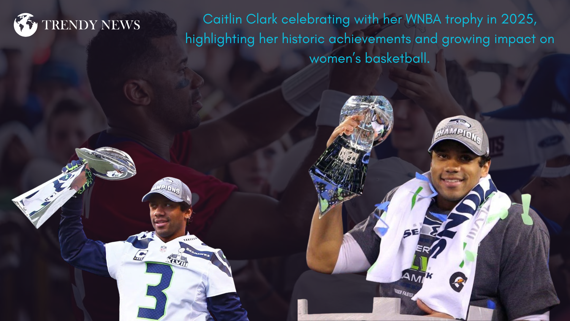 Russell Wilson wife supports Super Bowl championship