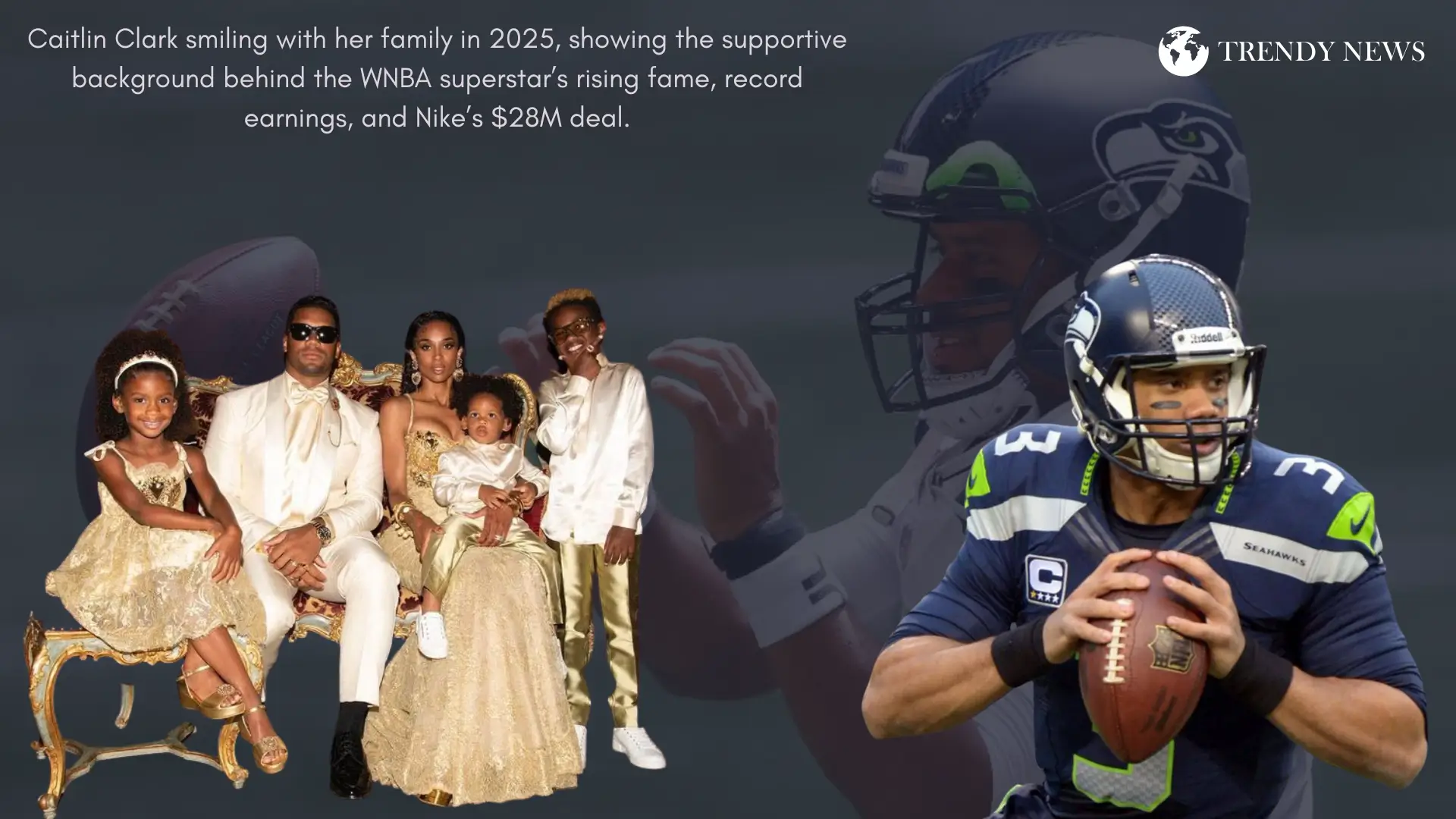 Russell Wilson Wife Ciara Reveals 9-Year Marriage Secrets - Net Worth $165M Giants Benched 2025 1 Russell Wilson wife Ciara with four kids family