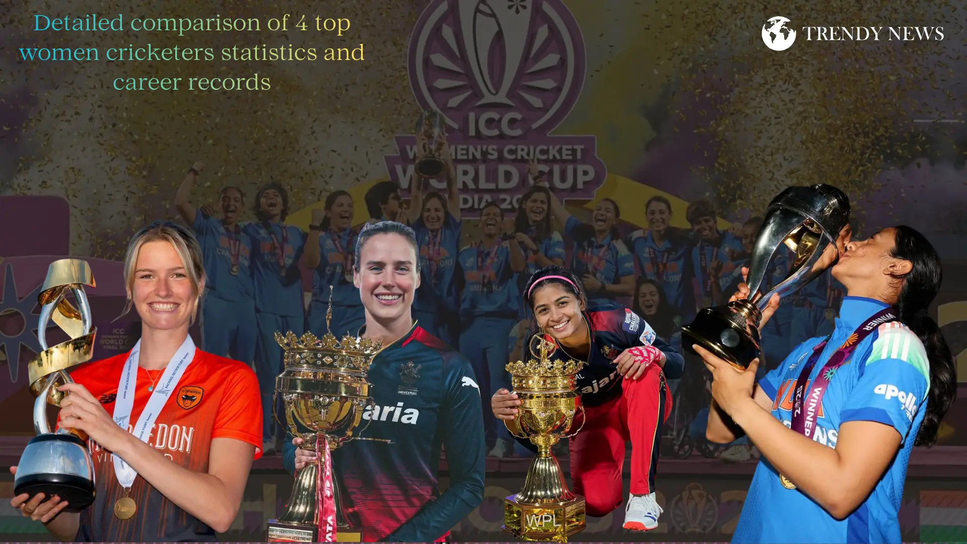 RCB Beauty Queens in Women’s Cricket 2024 – Performance, Style & Power 2 Women cricket players awards achievements 2024 - Arjuna Award ICC World Cup winners