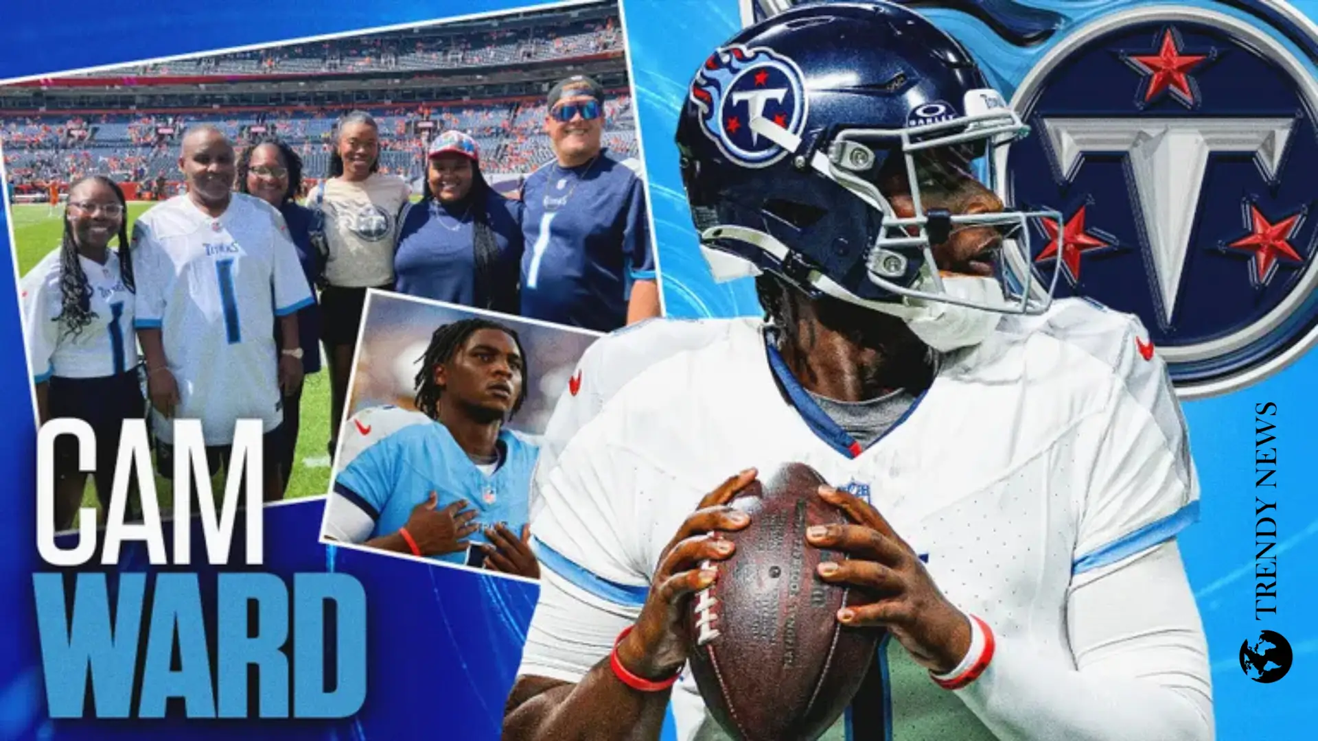 Cam Ward family father Calvin Ward mother Patrice athletic heritage football NFL quarterback