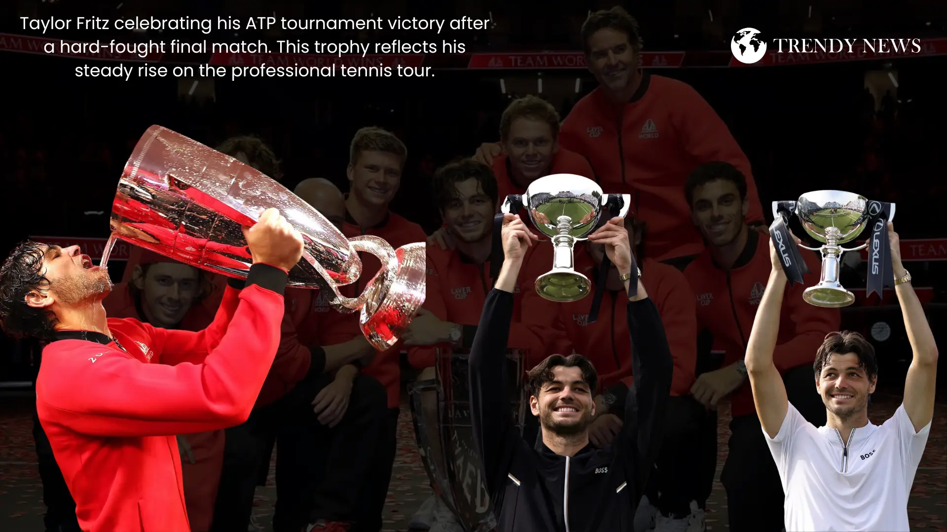 Taylor Fritz: Power Story of America’s Tennis Star, Grand Slam Dreams & Global Rise 3 Taylor Fritz holding his ATP tournament trophy