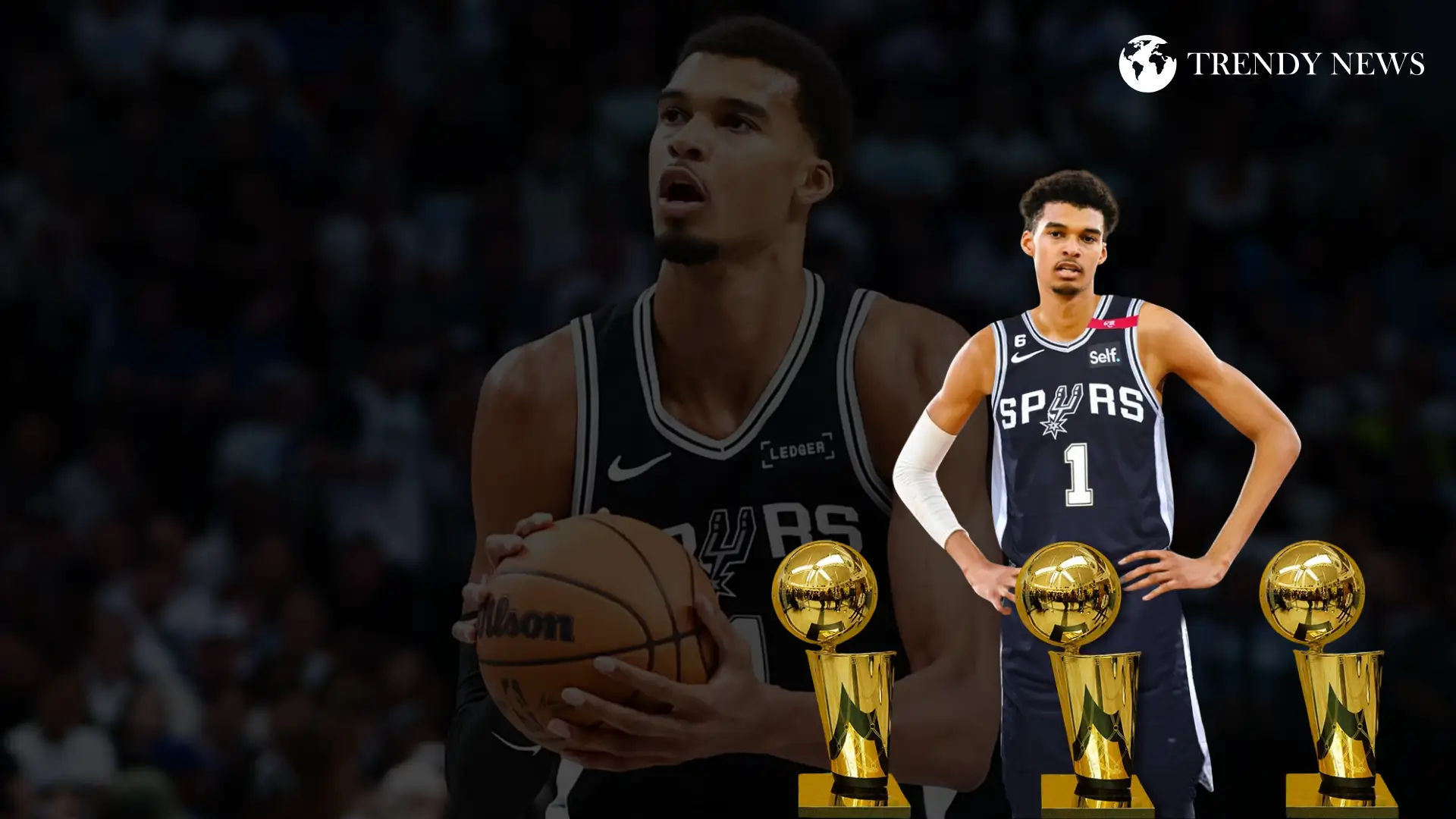 Victor Wembanyama NBA draft night and achievements