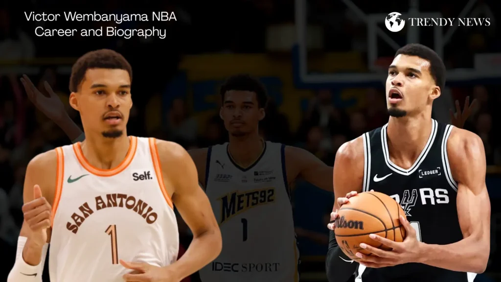 Victor Wembanyama playing for San Antonio Spurs in NBA game