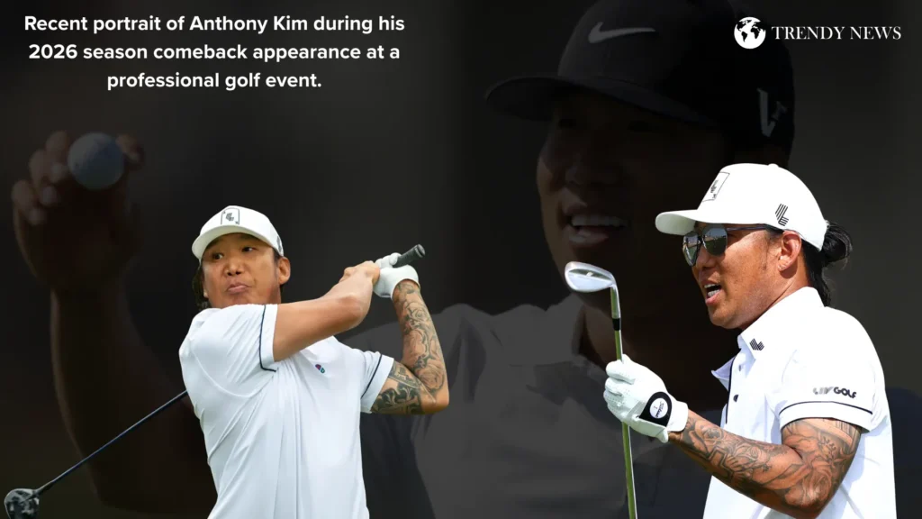 Anthony Kim portrait during the 2026 professional golf season
